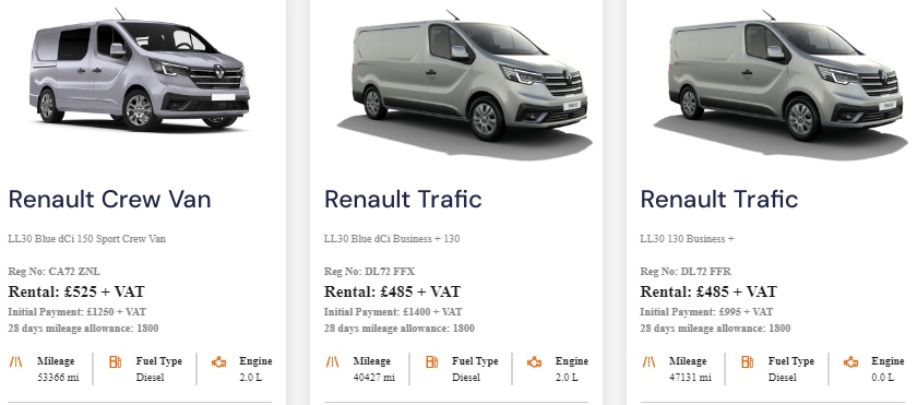 No Credit Check Van and Car Leasing Deals - Guaranteed Acceptance - GRS Motor Group