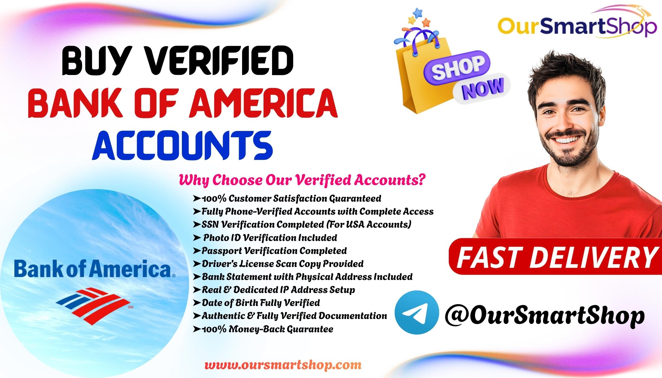 Buy Verified Bank Of America Accounts
