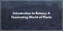Introduction to Botany: A Fascinating World of Plants