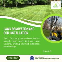 Lawn Renovation and Sod Installation