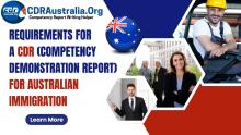 CDR for Australian Immigration
