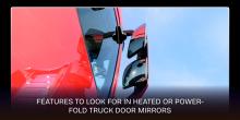 truck with door mirrors