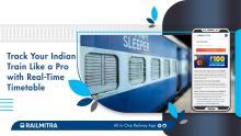Check updated train timetable on RailMitra