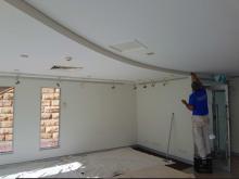 curved plaster walls
