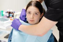 plantation dentist treating patient
