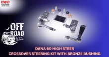 Dana 60 kingpin high steer crossover kit, Dana 60 high steer kit all kingpin axles, complete Dana 60 kingpin steering kit, universal Dana 60 kingpin crossover steering, Dana 60 kingpin steering upgrade kit, Dana 60 high steer complete kit, kingpin Dana 60 crossover steering no tubes, Dana 60 kingpin all applications steering, Dana 60 bronze bushing high steer kit, kingpin bronze bushing steering upgrade, Dana 60 bronze upper kingpin bushings, bronze bushing kit Dana 60 steering, high quality bronze bushings