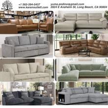 Premium Leather Sofa in Long Beach