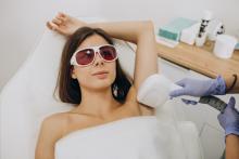 Electrolysis hair removal underarms