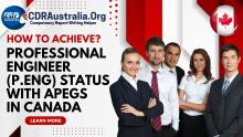 Achieve Professional Engineer (P.Eng) Status with APEGS in Canada