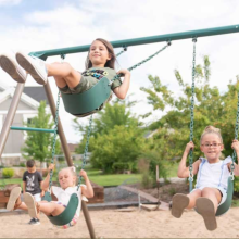 Lifetime deluxe swing sets