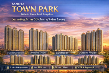 Discover Sobha Townpark, a 50+ acre township on Hosur Road, Bangalore. Explore 2, 3 & 4 BHK apartments in this RERA-approved project by Sobha Group.