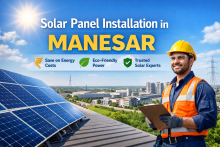 Solar Panel Installation in Manesar