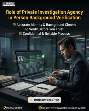 Role of Private Investigation Agency in Person Background Verification
