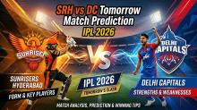 SRH vs DC Match Prediction IPL 2026