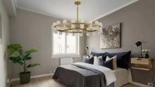  round chandelier，36 inch chandelier，modern farmhouse chandelier,