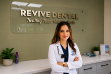 The modern and clean treatment room at the best dental clinic in Mississauga, Revive Dental.