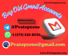 ◉ ◈ ◇ ◆ ❖ ❖ ✦ ✧ ✪ ✫ ✰ ✶ ❋ ❂ ❈ ⬥ ⬦ ▣ ▪ ▸ ▶ ▷                        24/7 Customer Support  ◆▶ ➤Communicate with us directly for the best experience.  ◆▶ ➤Telegram: @Pvatopzone  ◆▶ ➤ WhatsApp: +1 (579) 550-8030  ◆▶ ➤Email: Pvatopzone@gmail.com  ◆▶ ➤Come now our company:https://pvatopzone.com/product/buy-gmail-accounts/  ◉ ◈ ◇ ◆ ❖ ❖ ✦ ✧ ✪ ✫ ✰ ✶ ❋ ❂ ❈ ⬥ ⬦ ▣ ▪ ▸ ▶ ▷