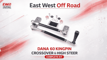 Dana 60 Kingpin Crossover Steering Kit | Made in USA