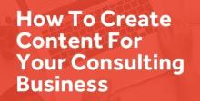 expert content crafting for consultants, best social media posts strategy for consultants