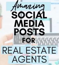 personal brand posts for real estate agents, social media scheduling for real estate professionals