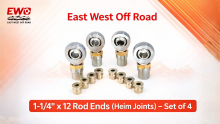 #1-1/4HeimJointKit #4LinkKit #125RodEnds #ChromolyHeimJoints #RockCrawler4LinkKit