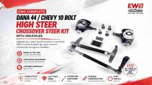 Bolt-On High Steer Kit GM 10 Bolt | Dana 44 Upgrade