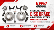 Sterling SRW Brake Upgrade | Rear Disc Brake Conversion