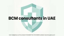 Discover how BCM consultants in UAE, ISO 22301 consultants, and NCEMA 7000 consultants in UAE help organizations build resilience, meet regulations, and protect critical operations. Agile Advisors delivers practical compliance support.