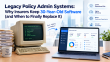 Legacy Policy Admin Systems: Why Insurers Keep 30-Year-Old Software (and When to Finally Replace It)