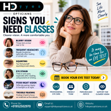 signs you need glasses