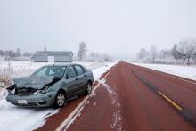 hit a car with deer