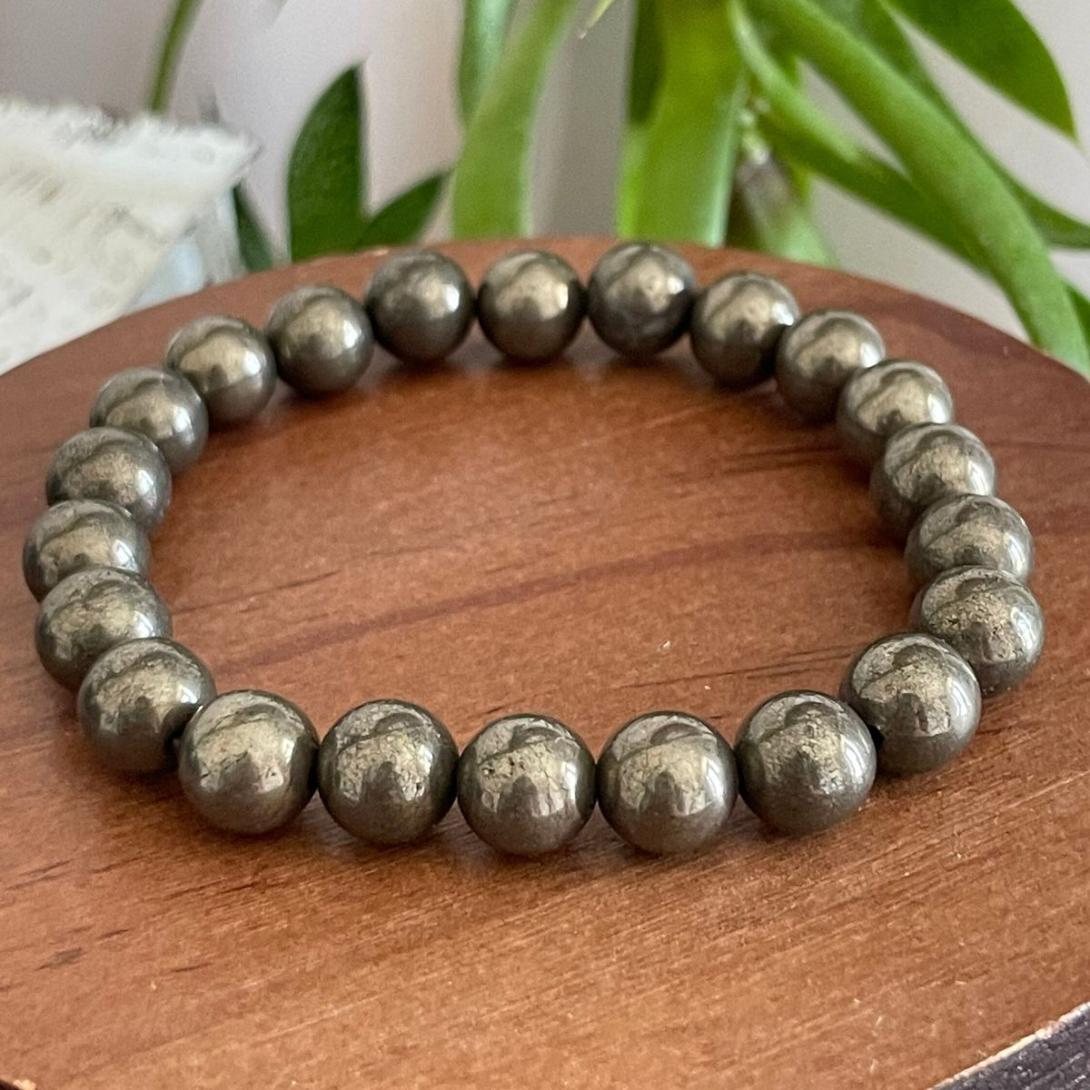 Pyrite Crystal Bracelet,
