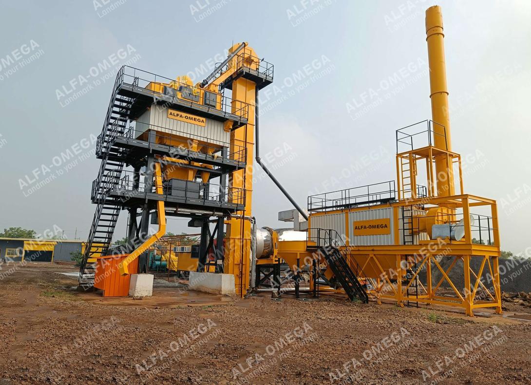 Alfa Omega India offers top-quality asphalt batch mix plants for efficient and precise road construction.