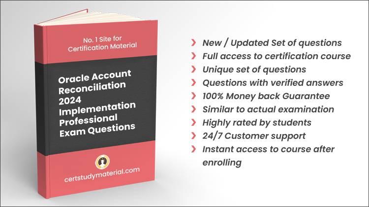 Oracle Account Reconciliation 2024 Implementation (1Z0-1087-24)