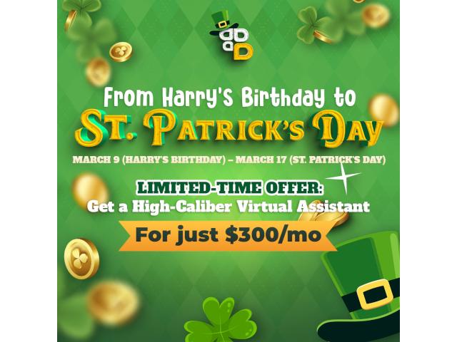 From Harry's Birthday to Patrick’s Day