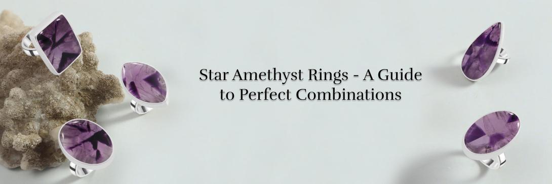 Star Amethyst Rings
