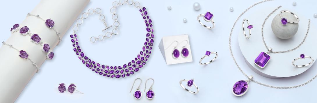 Amethyst jewelry