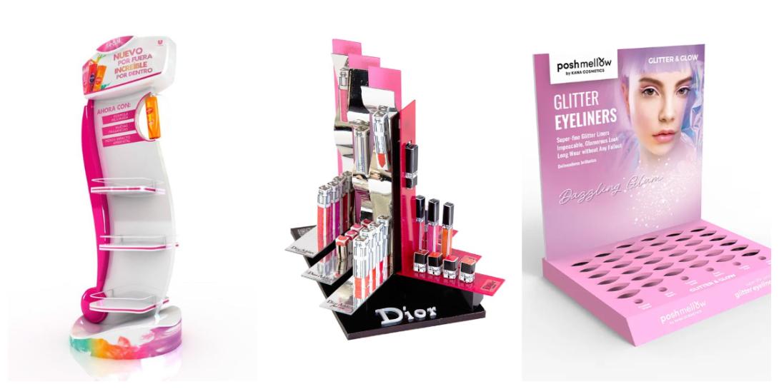 Cosmetic display stands