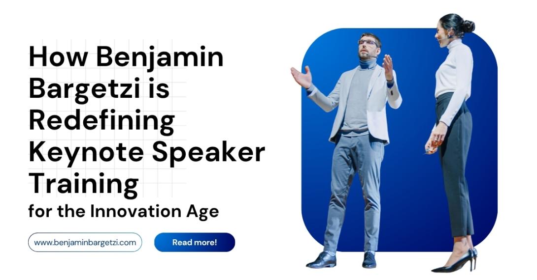 keynote speaker training, Keynote speaker on innovation, Benjamin Bargetzi