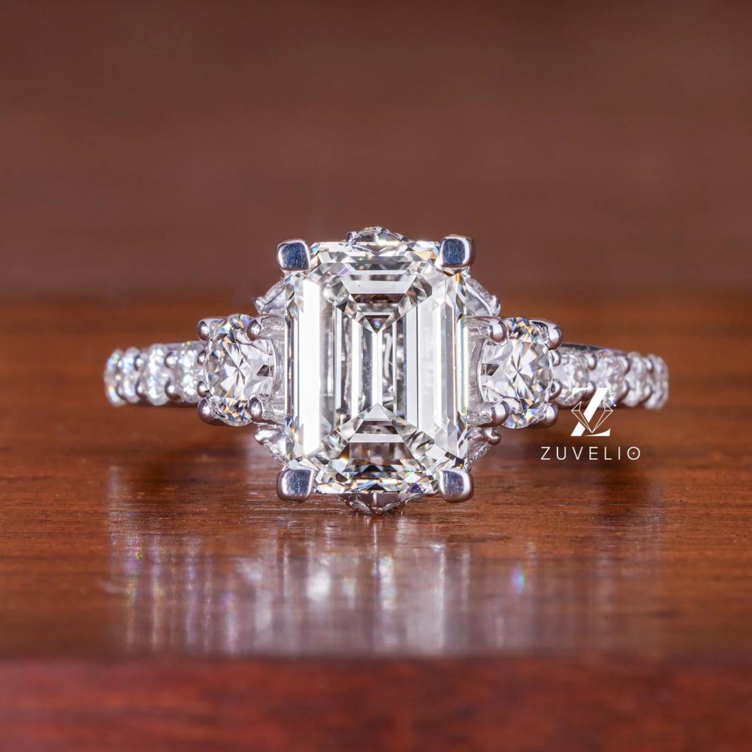 Emerald Cut Diamond Ring