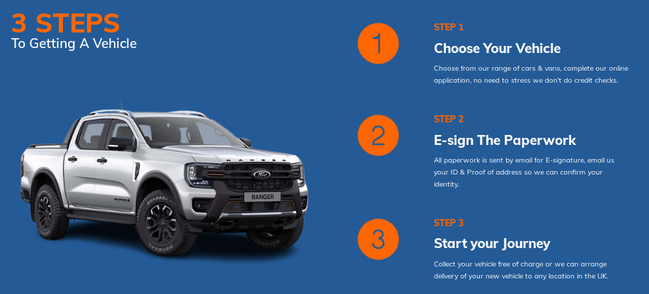 No Credit Check Van leasing Deals
