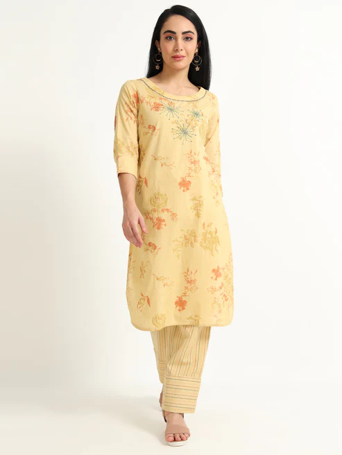 cotton kurta set for women