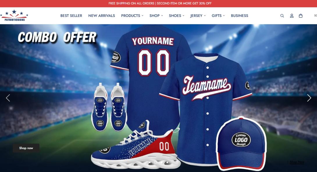 Custom printed apparel