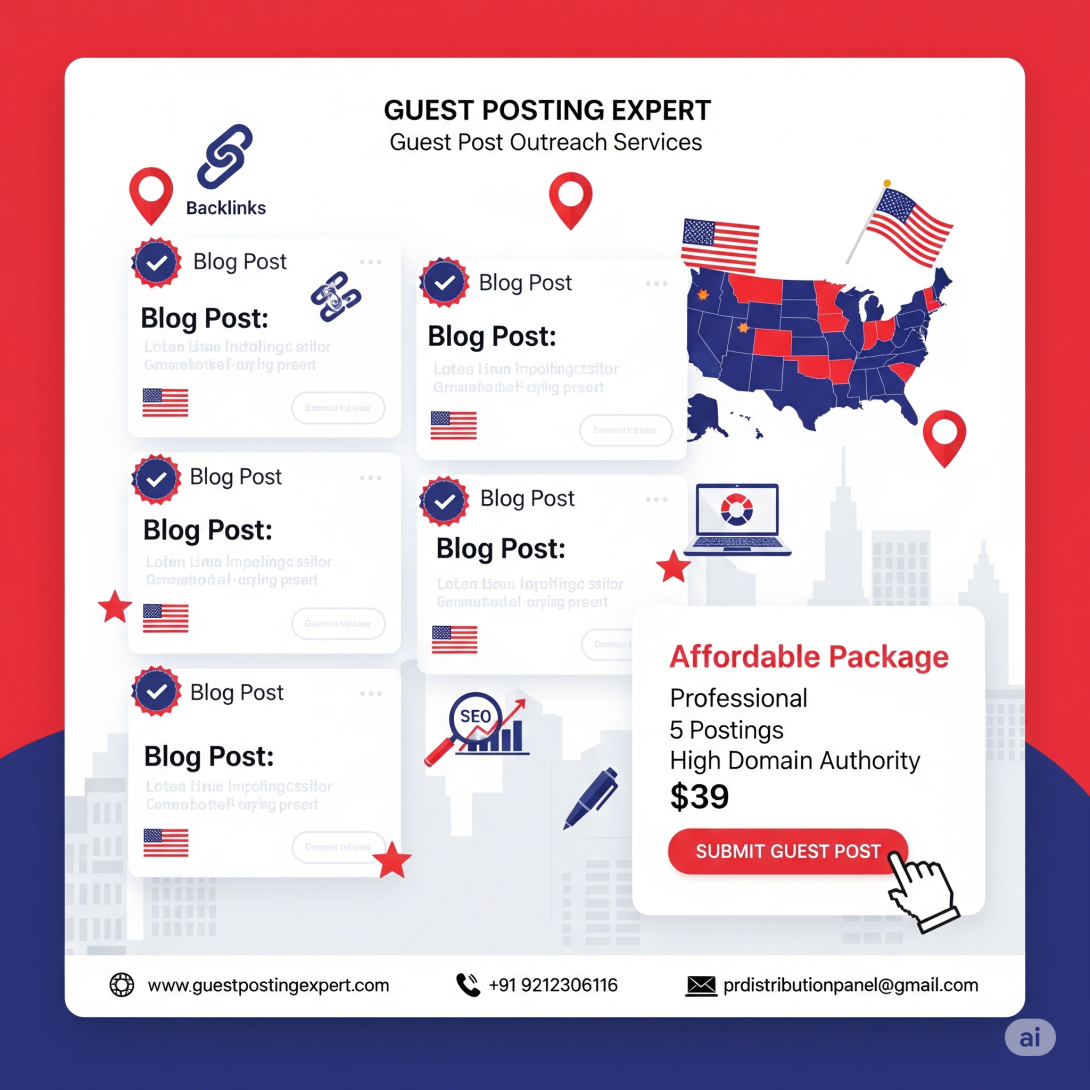 Guest posting service for link building