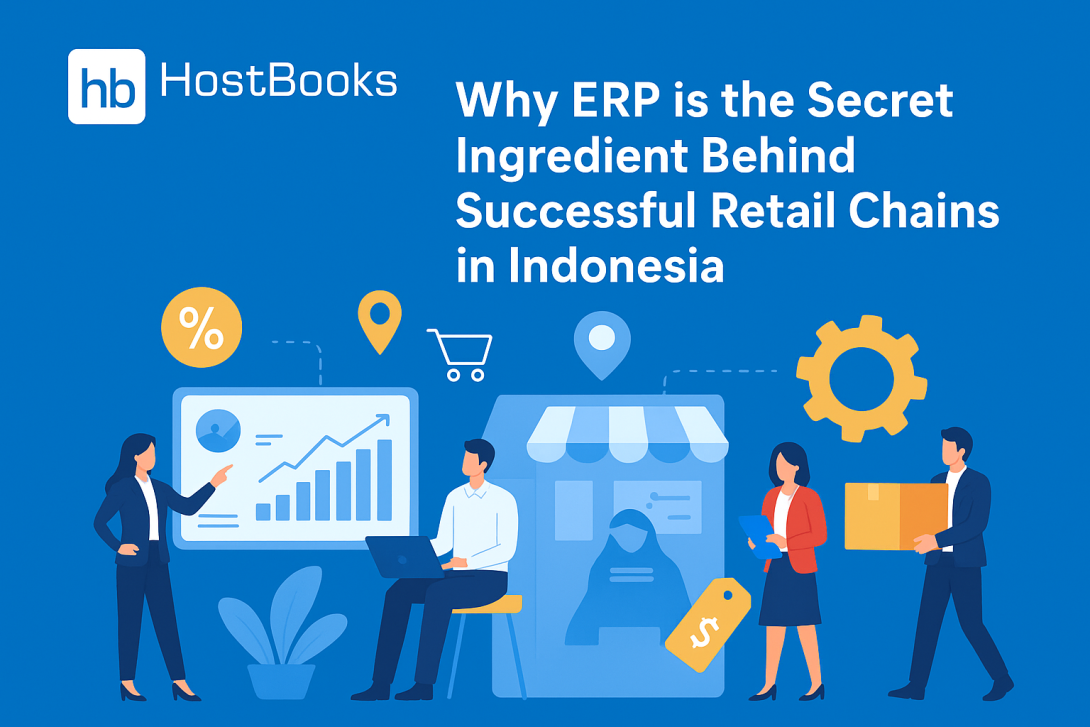 Retail ERP solution in Indonesia helping businesses streamline sales, distribution, inventory, and finance with real-time insights for improved efficiency, profitability, and customer engagement in the retail sector.