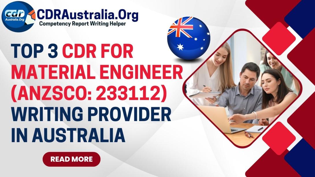 CDR for Material Engineer