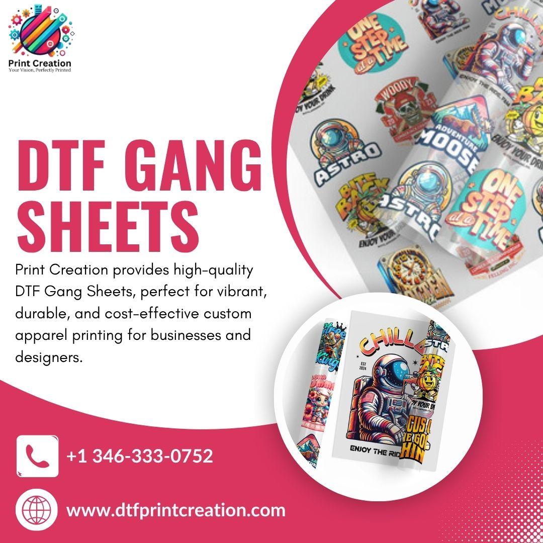 DTF Gang Sheets Houston
