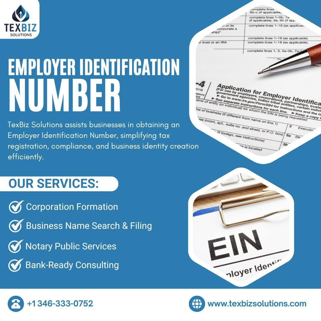 EIN Number Texas