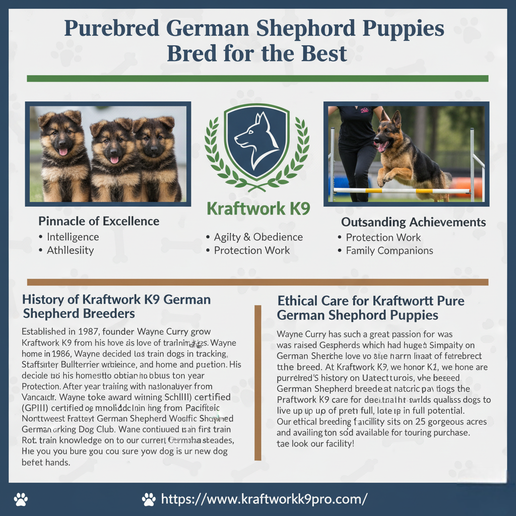 Purebred German Shepherds