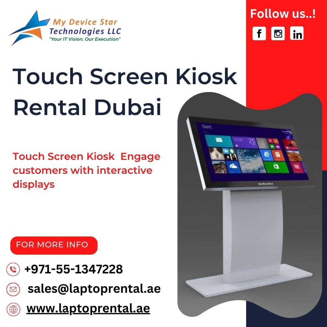 Touch Screen Kiosk Rental Dubai